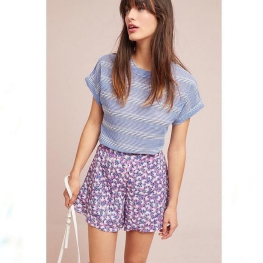 Anthropologie Ett Twa Floral Shorts